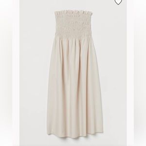 H&M smocked bodice dress